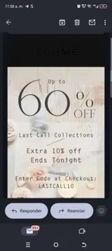 Lastcall10 coupon verification screenshot