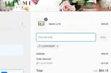 LUCKYS coupon verification screenshot