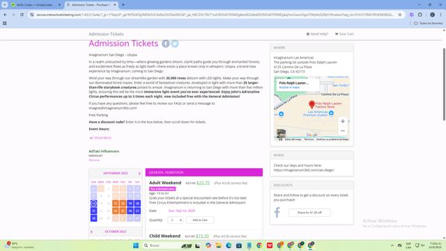 Imaginarium checkout page showing Imaginarium promo code box | Screenshot taken by SimplyCodes community member on Sep 14, 2025