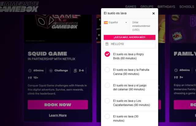 Immersive Gamebox checkout page showing Immersive Gamebox discount code box | Screenshot taken by SimplyCodes community member on Mar 5, 2025