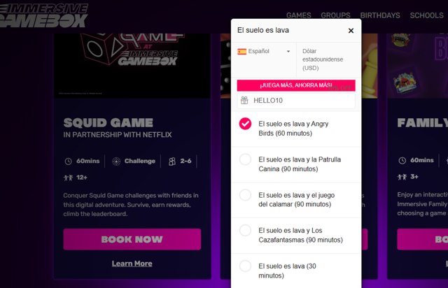 Immersive Gamebox checkout page showing Immersive Gamebox discount code box | Screenshot taken by SimplyCodes community member on Mar 5, 2025