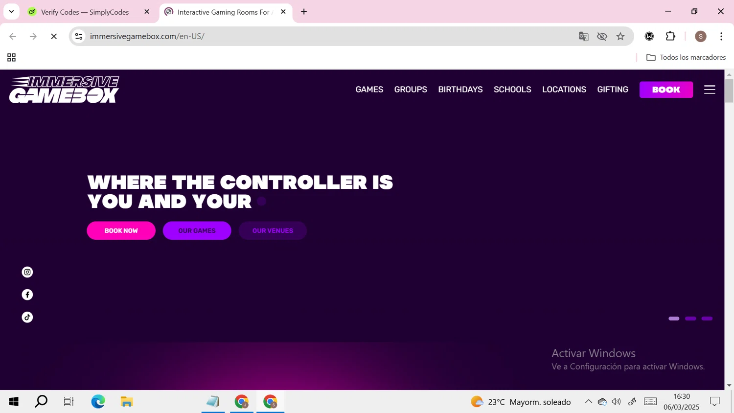 Immersive Gamebox checkout page showing Immersive Gamebox discount code box | Screenshot taken by SimplyCodes community member on Mar 6, 2025