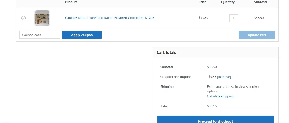 Immune Tree checkout page showing Immune Tree coupon code box | Screenshot taken by SimplyCodes community member on Sep 22, 2022