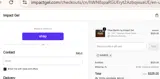 Impact Gel coupon verification screenshot