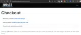 Impact Soundworks coupon verification screenshot