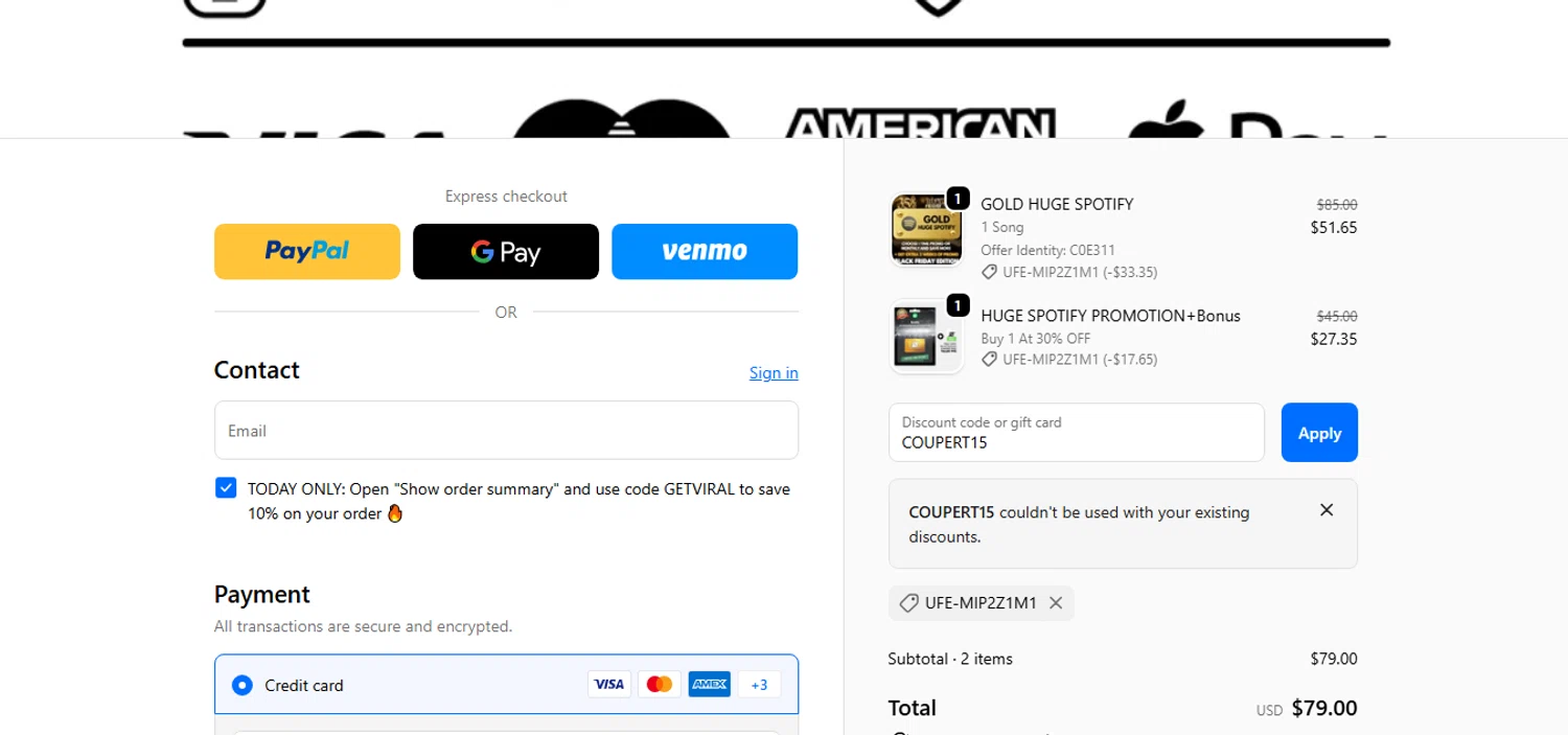Imperium Network promo code screenshot showing code COUPERT15 applied at Imperium Network checkout page. Uploaded by SimplyCodes community member CashAce9852 on Dec 2, 2025
