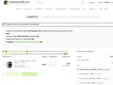 Impresoras3D.com coupon verification screenshot