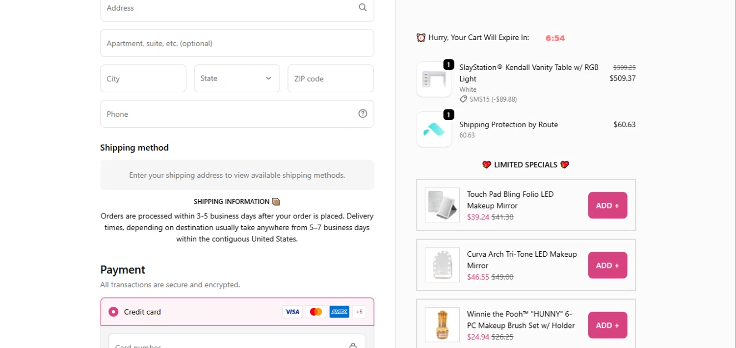 Impressions Vanity Co. promo code screenshot showing code SMS15 applied at Impressions Vanity Co. checkout page. Uploaded by SimplyCodes community member juanisaac on Mar 20, 2026