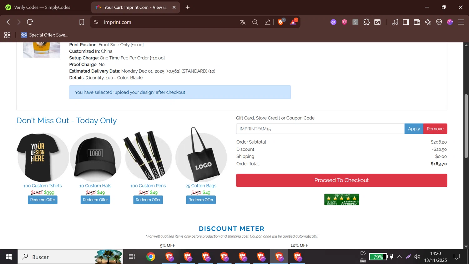 Imprint Promo Codes - 15% Off (9 Verified) Dec 2025