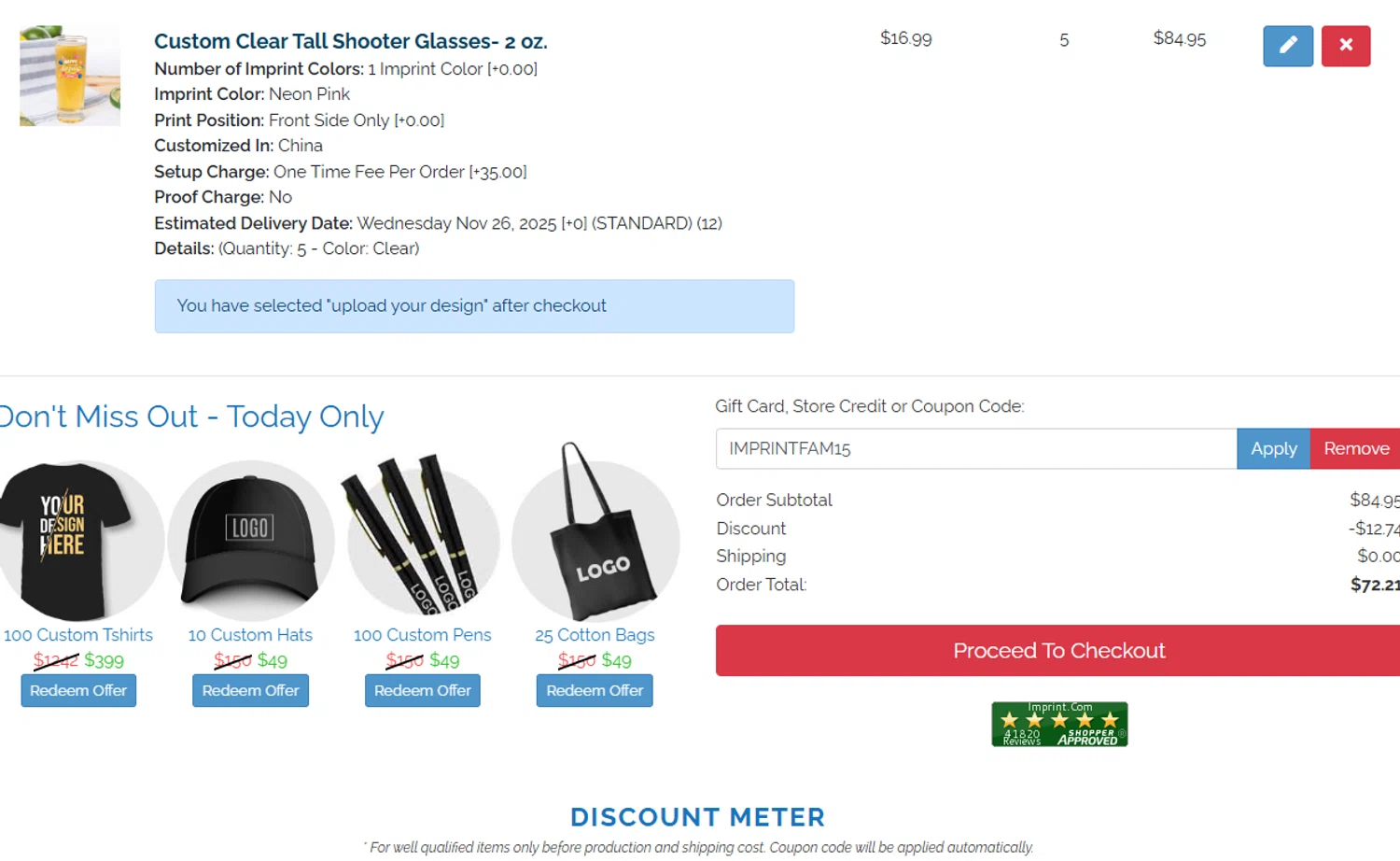 Imprint Promo Codes - 15% Off (9 Verified) Jan 2026