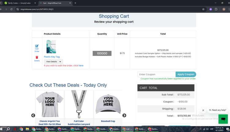 Imprint Now Promo Codes - $100 Off (11 Verified) Dec 2025