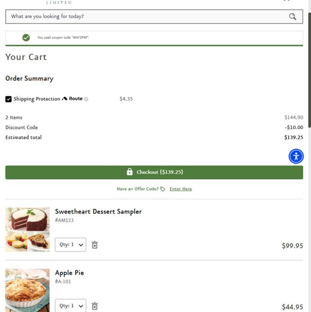Impromptu Gourmet checkout page showing Impromptu Gourmet promo code box | Screenshot taken by SimplyCodes community member on Jul 18, 2025