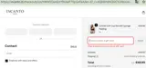 incanto20 coupon verification screenshot