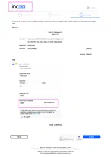 IncNow coupon verification screenshot