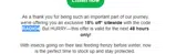 RADIO4 coupon verification screenshot