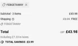 FEBGETAWAY coupon verification screenshot