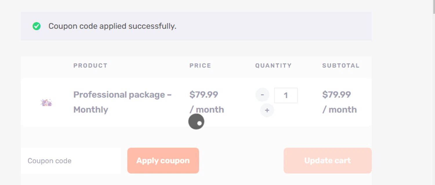 where to use OnceHub promo code box