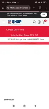 Indianapolis Colts coupon verification screenshot