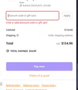INDIESHOP20 coupon verification screenshot