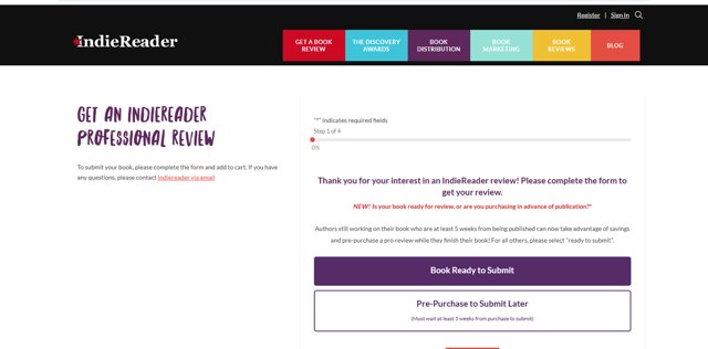IndieReader checkout page showing IndieReader coupon code box | Screenshot taken by SimplyCodes community member on Apr 3, 2025
