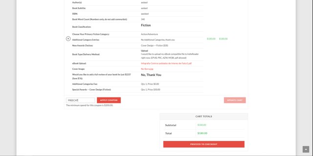 IndieReader checkout page showing IndieReader coupon code box | Screenshot taken by SimplyCodes community member on Mar 13, 2025