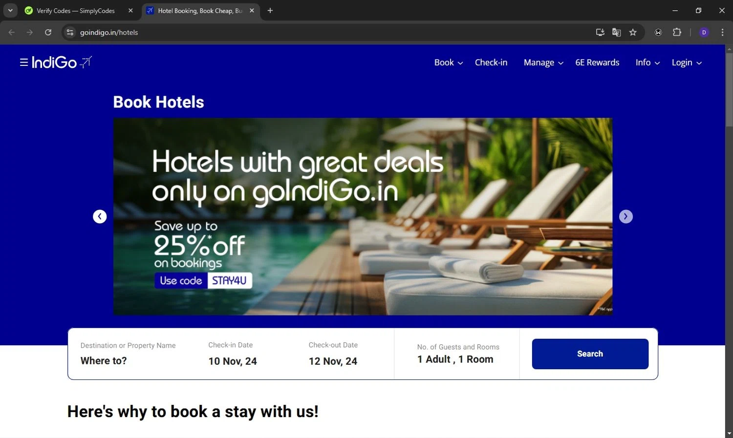 how to use IndiGo India coupons