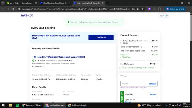 IndiGo Airlines Promo Codes - 30% Off May 2025