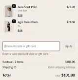 Indigo Luna coupon verification screenshot