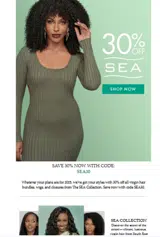 SEA30 coupon verification screenshot