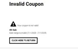 4TH1025 coupon verification screenshot