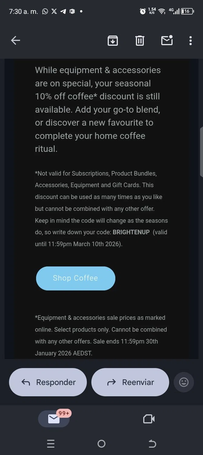 Industry Beans discount code screenshot showing code BRIGHTENUP applied at Industry Beans checkout page. Uploaded by SimplyCodes community member kellymoreno on Jan 21, 2026