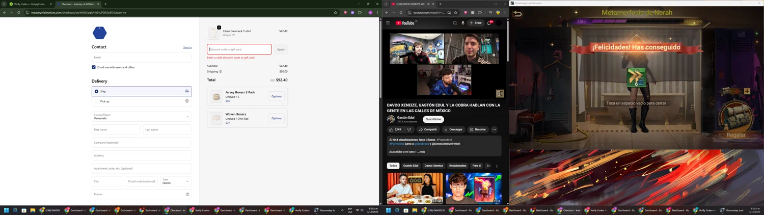 Industry of All Nations discount code screenshot showing code Sophia10 applied at Industry of All Nations checkout page. Uploaded by SimplyCodes community member PennyWizard1195 on Oct 3, 2025