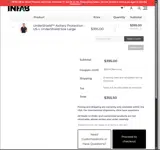 INFAB coupon verification screenshot