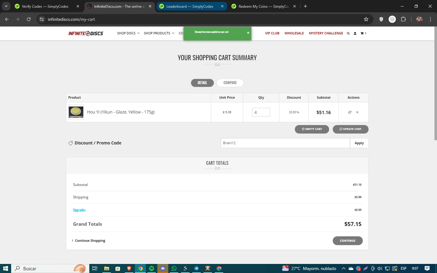 Infinite Discs Discount Codes 25 Off October 2024