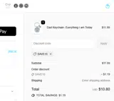 save15 coupon verification screenshot