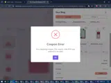 In His Hands coupon verification screenshot