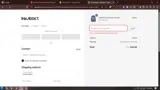 INKFAM coupon verification screenshot
