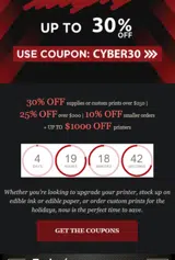 CYBER30 coupon verification screenshot