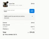 TAKE5 coupon verification screenshot