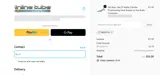 Inline Tube coupon verification screenshot