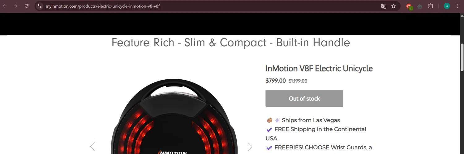 InMotion coupon code screenshot showing code V8COVER applied at InMotion checkout page. Uploaded by SimplyCodes community member Negritoo on May 22, 2025