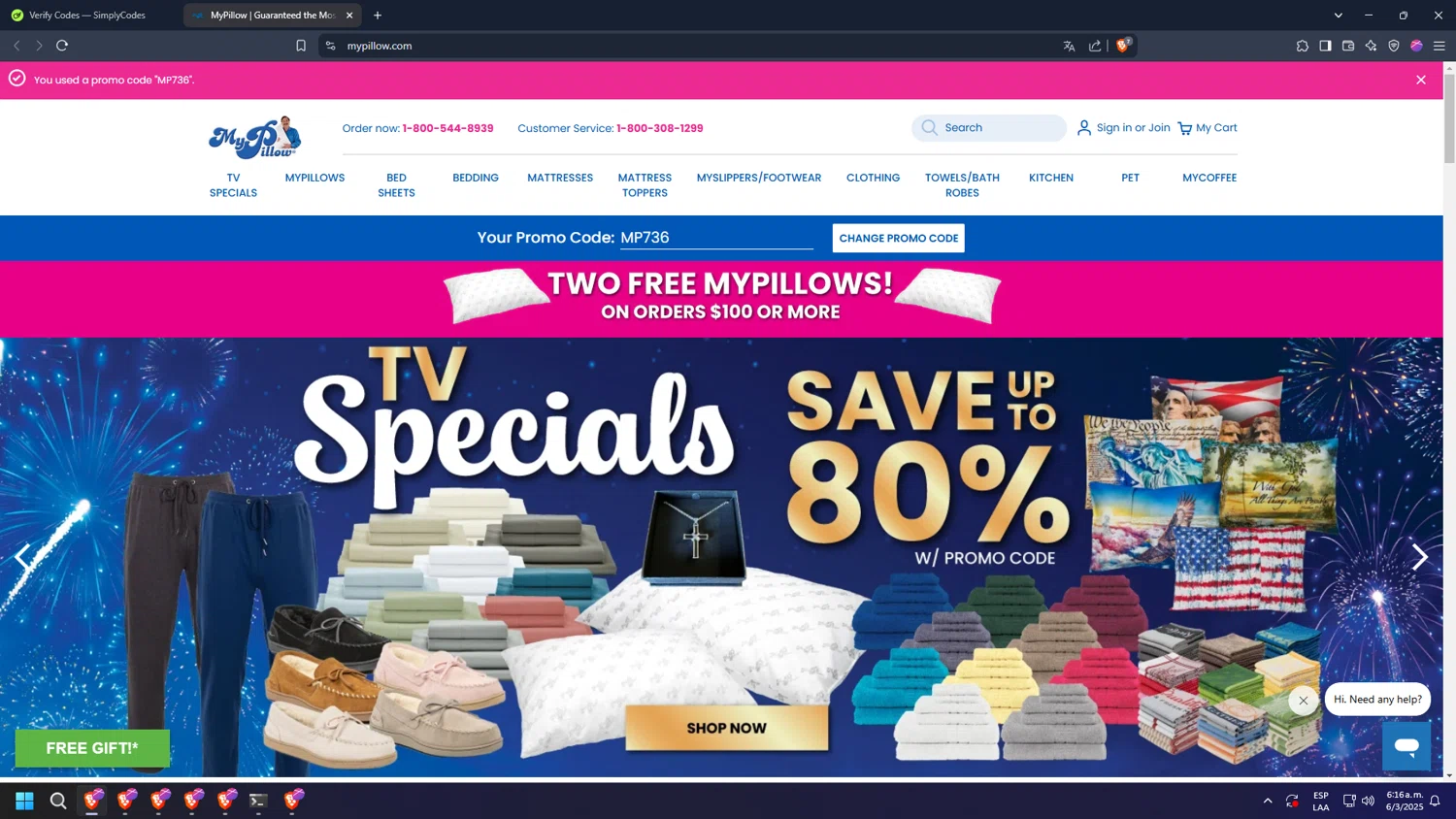 INNSTAR discount code screenshot showing code offers10 applied at INNSTAR checkout page. Uploaded by SimplyCodes community member diosgreed2030 on Mar 6, 2025