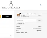 Inscentives Perfume coupon verification screenshot