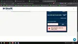 In-Shape coupon verification screenshot