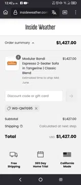 WG-QM7G95 coupon verification screenshot
