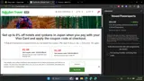 VISAGLOBAL5 coupon verification screenshot