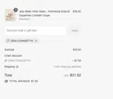 Inspecial Home coupon verification screenshot