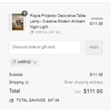 Inspecial Home coupon verification screenshot
