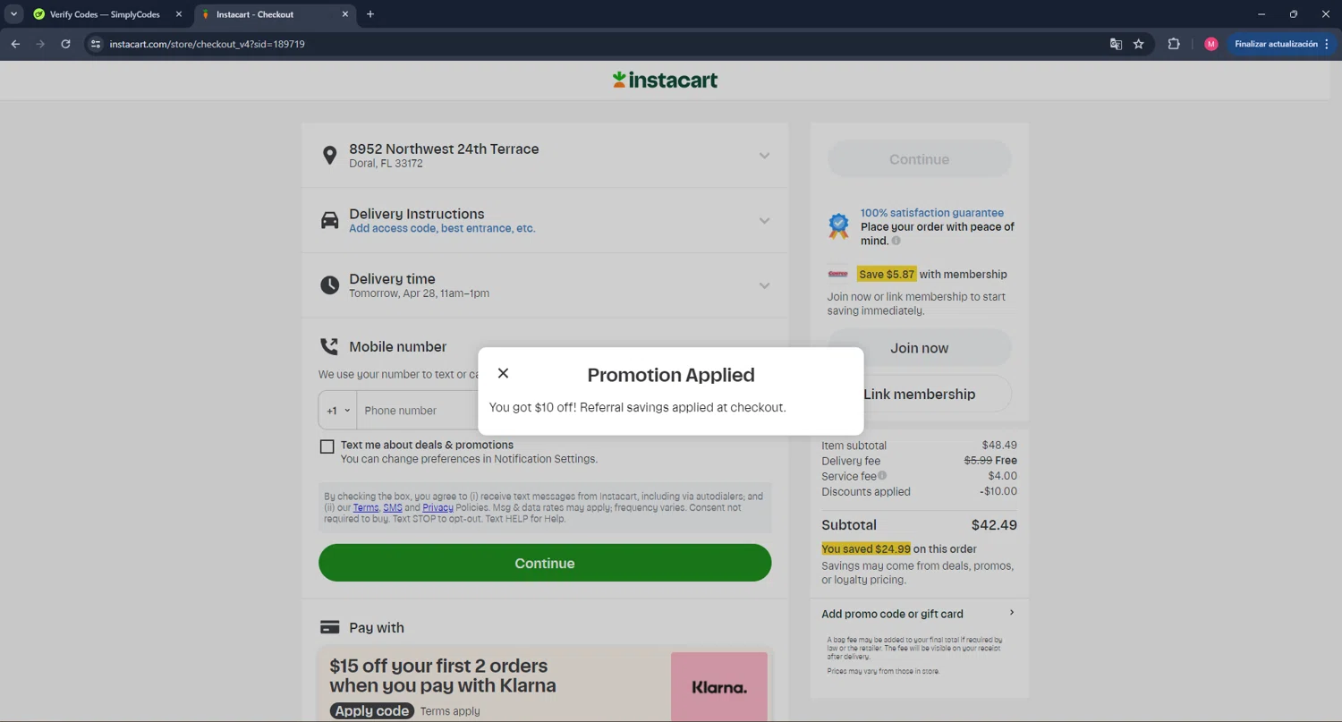 Instacart Promo Codes 10 Off May 2024