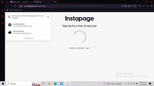 Instapage checkout page showing Instapage promo code box | Screenshot taken by SimplyCodes community member on Jul 12, 2023